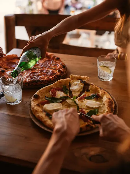 Pizzeria at Elements Ibiza in Cala Benirras