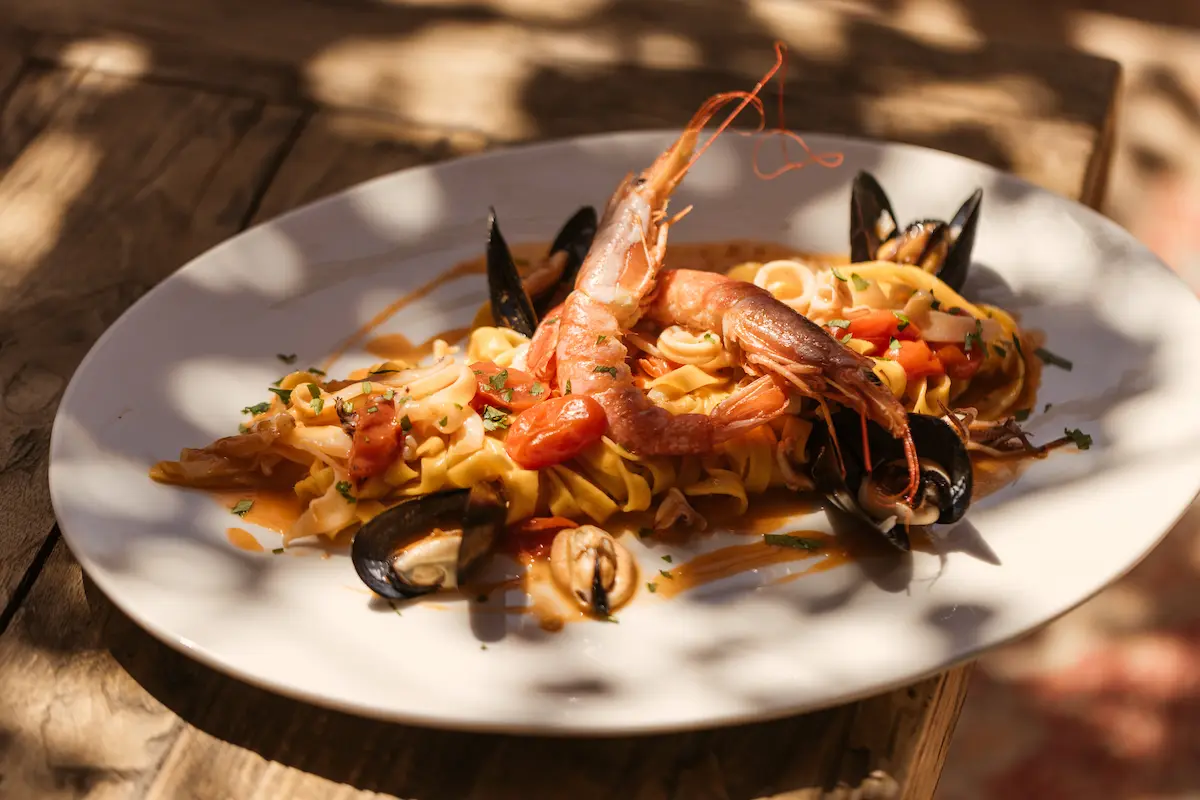 Mediterranean menu at Elements Ibiza by the sea in Cala Benirras