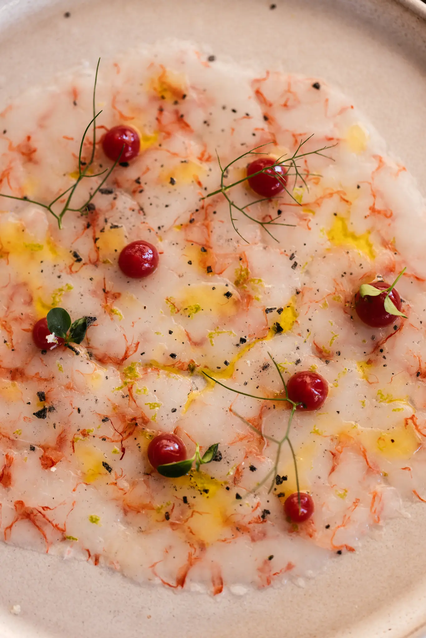 Dish from the Mediterranean menu at Elements Ibiza